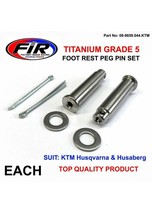 Titanium Footpeg Foot Rest Mounting pin clip Kit KTM  EXC400  2009-2011 - $29.45