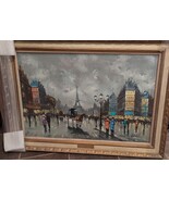 LARGE ORIGINAL OIL PAINTING - DEVITY 1901-93 - TOUR EIFFEL TOWER - PARIS... - €719,50 EUR LARGE ORIGINAL OIL PAINTING - DEVITY 1901-93 - TOUR EIFFEL TOWER - PARIS... - €719,50 EUR
