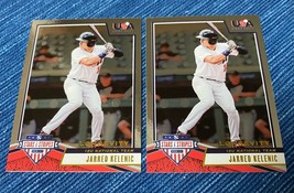 x2 2019 Panini USA Baseball Stars &amp; Stripes Longevity Jarred Kelenic #72... - $1.50