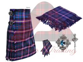 Men&#39;s 8 yard kilts Traditional Scottish Masonic Tartan Kilt Pin, Kilt Brooch - £61.78 GBP