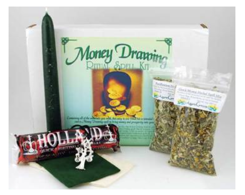 Primary image for Money Drawing Ritual Kit DIY Money Drawing Spell Kit