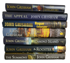 John Grisham Lot 9 Hardcover Broker Mercy Reckoning Summons Rooster Litigators - £16.26 GBP
