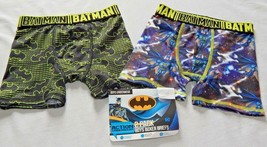 Batman Underwear Boys Medium 8 Large 10 Boxer Briefs NEW Compression Shorts - £14.13 GBP