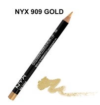 NYX 909 GOLD EYELINER / EYEBROW PENCIL FULL SIZE - $3.69