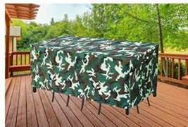 Patio Furniture Covers, 108x78x32inch 108&quot;W x 78&quot;D x 32&quot;H Camouflage New - £30.85 GBP