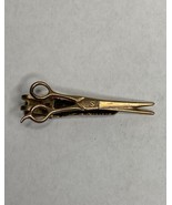 Scissor Tie Clip Barber Haircut Cutting Trimmer Shears Hair Stylist Bar ... - $16.46 CAD