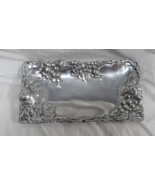 1996 Arthur Court Aluminum Grape Vines Small Relish Bread Tray  11 3/4&quot; ... - $19.79