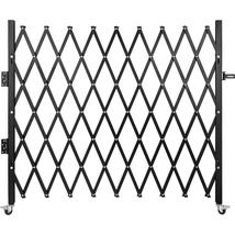 VEVOR Single Folding Security Gate, 7.3\&#39; H x 7\&#39; W Folding Door Gate, S... - €113,12 EUR
