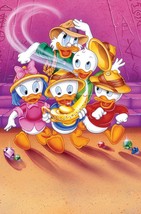 1990 DuckTales Treasure Of The Lost Lamp Movie Poster 11X17 Scrooge Huey  - £9.13 GBP