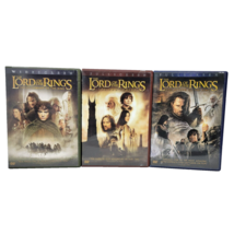 The Lord Of The Rings Dvd Lot Of 3 Fellowship Of The Ring The Two Towers Return - £10.01 GBP