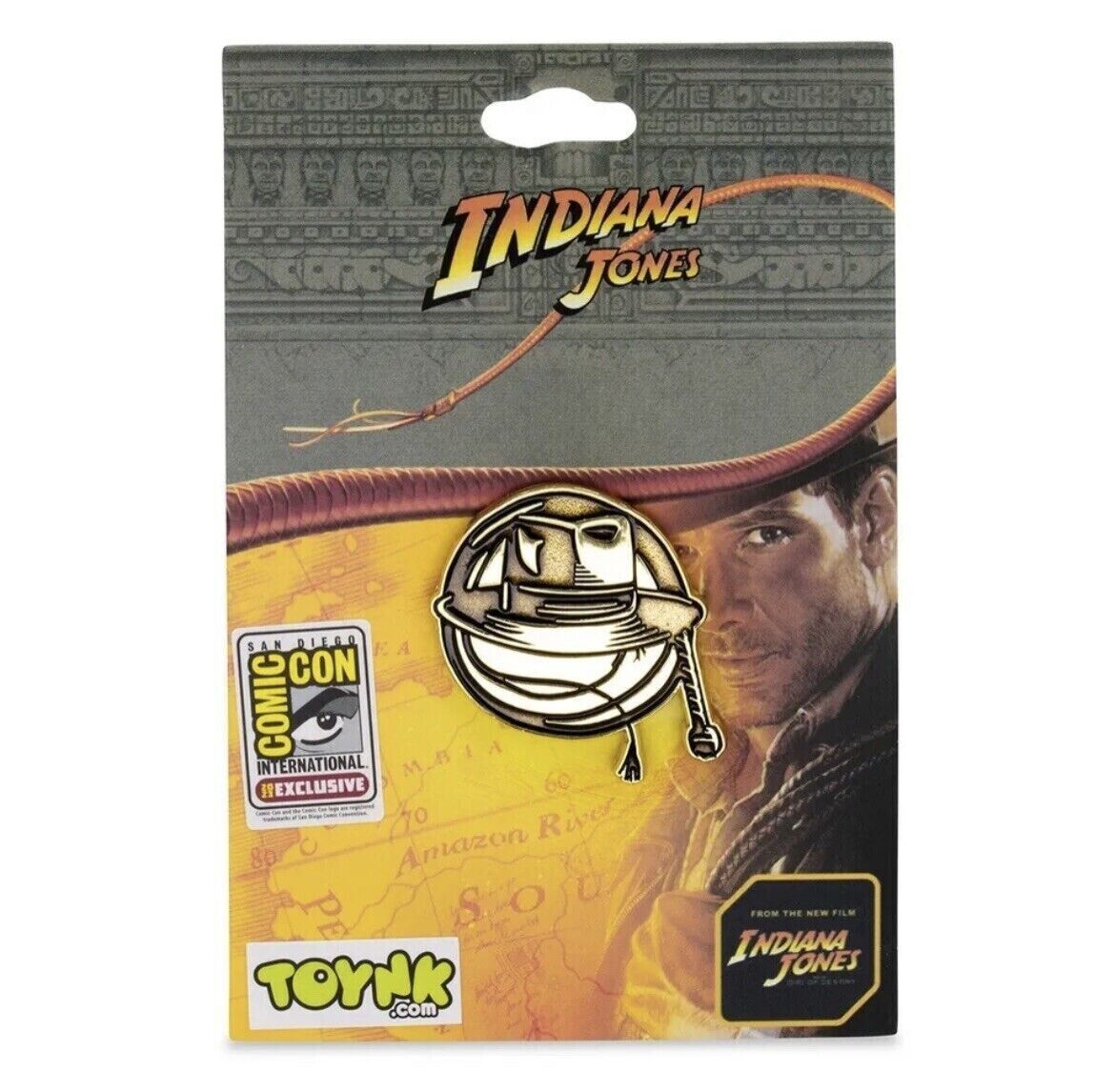 Primary image for SDCC 2023 Indiana Jones and the Dial of Destiny Hat and Lasso Pin EXCLUSIVE