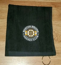 Boston Bruins Golf Sport Towel 16x18 Black  - £12.60 GBP