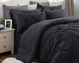 Full Size Comforter Sets - Bedding Sets Full 7 Pieces, Bed In A Bag Blac... - $116.99