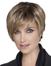 AMAZE Lace Front Mono Part Human Hair/Heat Friendly Synthetic Blend Wig by Ellen - £1,422.34 GBP