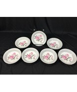 (7) Noritake China Arlington 5221 Japan Coffee Tea Cups Pink Roses Plates - £39.95 GBP