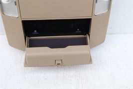 07-13 Tundra Overhead Box Roof Console Sunglass Storage Map Dome Light SAND image 4