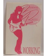 BONNIE RAITT - VINTAGE ORIGINAL CONCERT TOUR CLOTH BACKSTAGE PASS  *LAST... - €8,55 EUR