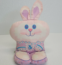 Playskool Crib Sitters Plush Bunny Rabbit Purple Pink Weighted Baby Ratt... - €9,49 EUR