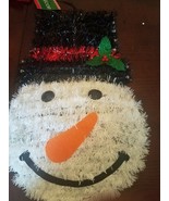 Snowman Christmas House Holiday Hanging Wall Decor 8.6 in x 12.6 in-NEW-... - $20.15 CAD