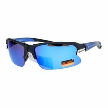 Xloop Sports Sunglasses Mens Half Rim Light Weight Frame UV 400 - £16.64 GBP