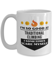 Funny Coffee Mug for Traditional Climbing Sports Fans - 15 oz Tea Cup For  - £11.81 GBP
