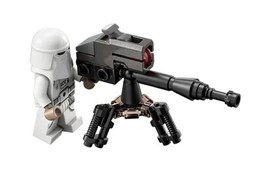 Official Star Wars Snow Trooper Lego Minifigure &amp; Heavy Repeating Stud B... - $18.46 CAD