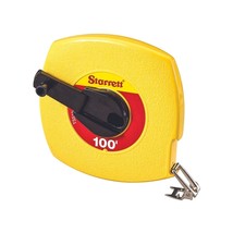 Starrett Retractable Imperial Long Line Tape with ABS Plastic Case and Folding H - £43.98 GBP