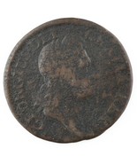 1723 1/2 Penny $.005 Hibernia Brown Color, Fine Condition, Some Porosity - $137.34 CAD