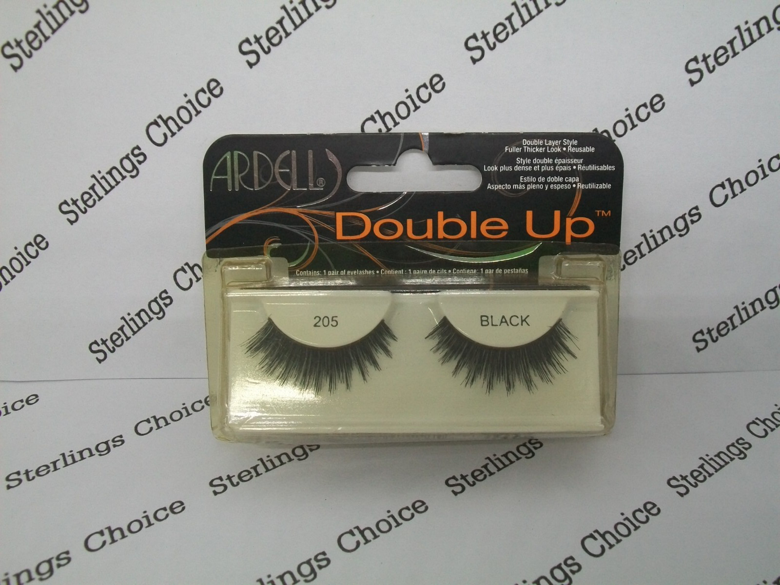Ardell Double Up Eye Lashes #205 Black (Style 2) - $6.18