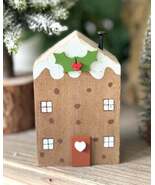 Wooden Polka Dot Christmas Pudding House - $27.98 CAD