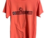 Magellan Outdoors Logo T-Shirt Men&#39;s Size S Colorful Graphics on Front only - $9.79
