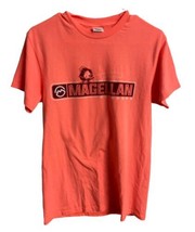 Magellan Outdoors Logo T-Shirt Men&#39;s Size S Colorful Graphics on Front only - $9.79