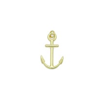 Gold Anchor Charm Pendant, Sku#LK1151 - $1.90