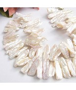 EleganceWithFlair Biwa Stick pearl Necklace - $74.58 CAD