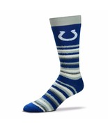 Indianapolis Colts Fuzzy Comfy Warm Unisex Crew Cut Socks - One Size Fit... - £9.53 GBP