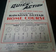 Peate&#39;s quick action Hawaiian guitar HOME COURSE (NO NOTES) 1933 - £13.12 GBP