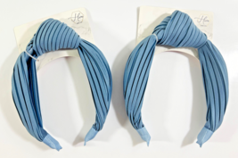 Hive and Co. Headbands Silky Sky Blue  Texture Knotted Twist Ribbed - $295.73 MXN