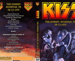 Kiss Live Houston, TX 1976 DVD Pro-Shot August 13, 1976 Plus Band Rehear... - $20.00