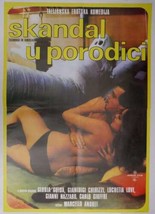Original Movie Poster Family Scandal Scandalo in Famiglia Andrei Guida E... - £25.25 GBP