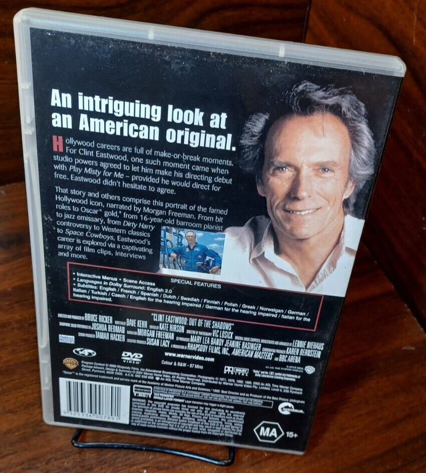 Clint Eastwood Documentary - Out of the Shadows DVD (REGION 4)-Free Shipping Item image 4