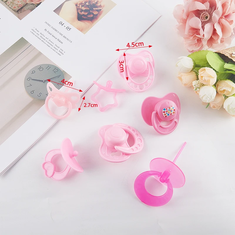 2Pcs/set Lovely Doll Pacifier Doll Play House Supply Dollhouse Dummy Nipple Kids - £4.53 GBP+