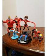 LOT OF THE INCREDIBLES TOYS! 2004 DISNEY/PIXAR! MCDONALDS &amp; THINKWAY TOYS! - $17.45 CAD