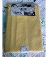 NEW Chelton YELLOW Fabric TABLECLOTH 60&quot; X 84&quot; Stain Resistant Water Rep... - £27.28 GBP