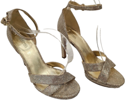 MICHAEL MICHAEL KORS Kimberly Glitter Mesh Sandal - Size 8M - £48.06 GBP