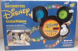 Disney Guesswords Board Game Complete Works Guess Words Jeu De Devinettes - $30.74