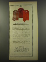 1956 Brooks Brothers Clothing Ad - For men, women and boys.. our Brooksflannel - £14.60 GBP