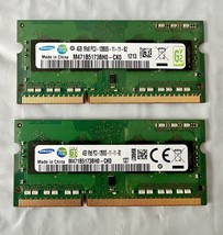 Lot Of 2 Samsung 4GB PC3-12800S Memory Laptop Ram M471B5173BH0-CK0 - £10.32 GBP