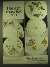 1974 Wedgwood China Advertisement - Chinese Tigers, Bianca, Cuckoo - £14.65 GBP