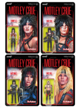 NEW/MINT/UNPUNCHED Set Of 4 Motley Crue Super7 Neil/Lee/Sixx/Mars~ Free Shipping - £72.10 GBP