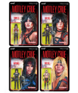 NEW/MINT/UNPUNCHED Set of 4 Motley Crue Super7 Neil/Lee/Sixx/Mars~ FREE SHIPPING - £71.17 GBP